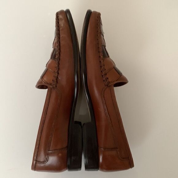 Giorgio Brutini Le Glove Handcrafted Leather Loafers Size 10,5 D - Picture 7 of 13